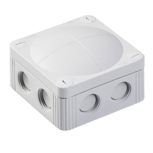 Wiska COMBI 308/5 LG Polypropylene 85 x 85 x 51mm Enclosure Grey (with 5 Pole Terminal)