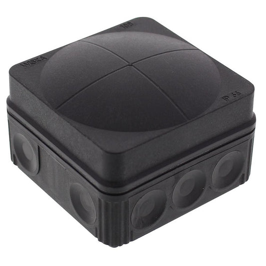 Wiska Combi 108 BK Polypropylene 76 x 76 x 51mm Enclosure Black IP66