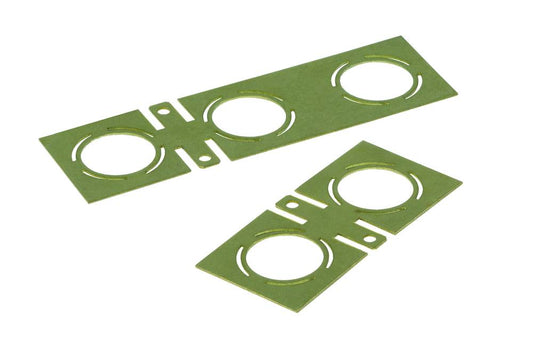 Wiska Combi 1010 3 x M20/25 Brass Earthing Plate