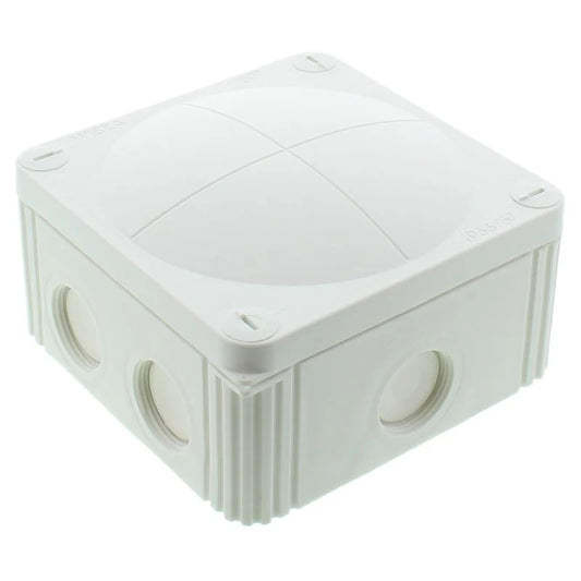 Wiska COMBI 607/5 WH Polypropylene 110 x 110 x 66mm Enclosure White (with 5 Pole Terminal)