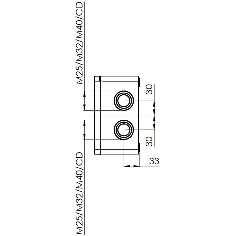 Wiska Combi 1610/3 WH Polypropylene 200 x 160 x 94mm Enclosure White (with 3 Pole Terminal)