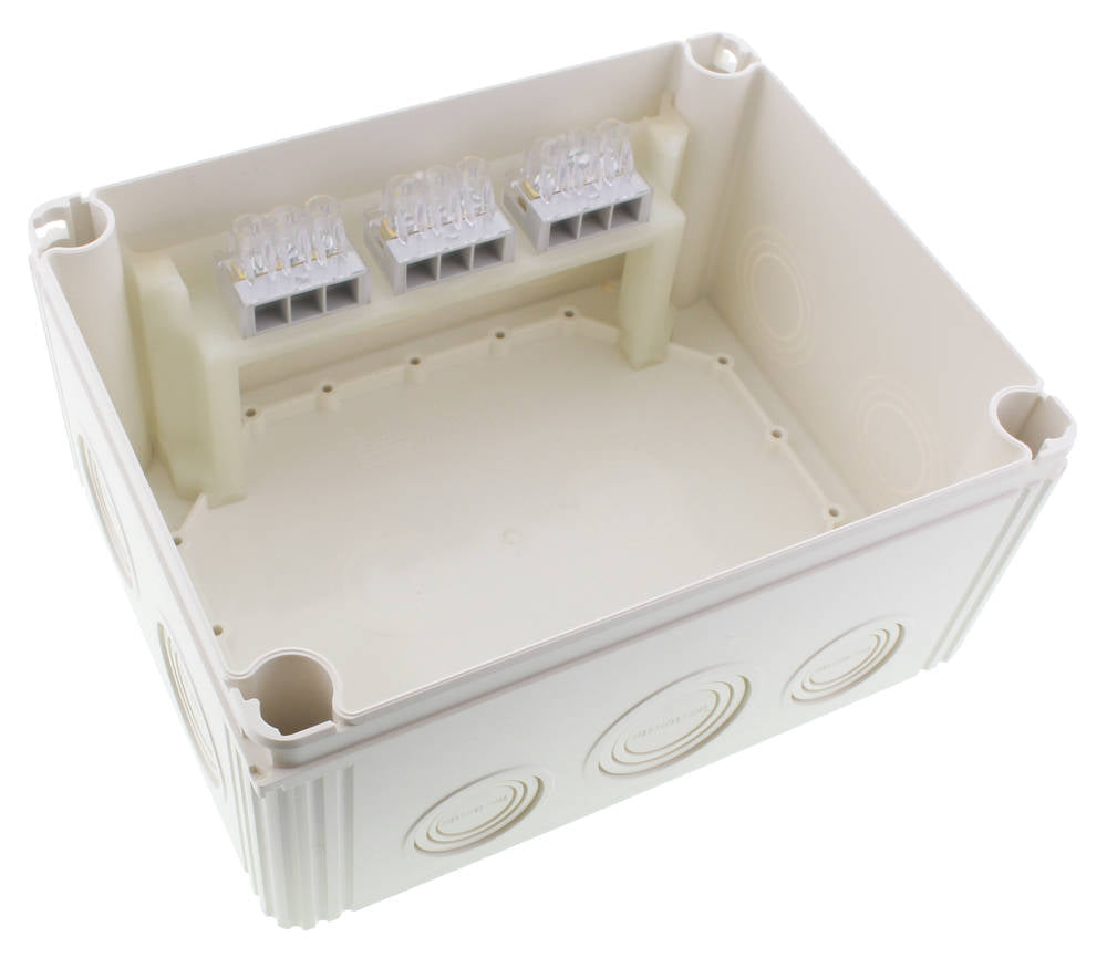 Wiska Combi 1610/3 WH Polypropylene 200 x 160 x 94mm Enclosure White (with 3 Pole Terminal)