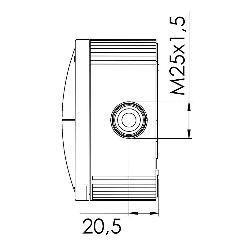 Wiska Combi 607 BK Polypropylene 110 x 110 x 66mm Enclosure Black IP66 3x3 Pole Wago Connectors