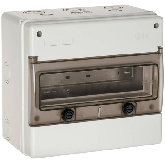 Wiska Indubox Insulated IP65 Weatherproof Consumer Unit Enclosure 12 Modules