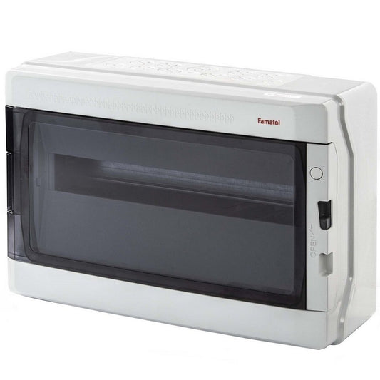 Famatel Acqua Plus IP65 Weatherproof Consumer Unit Enclosure 18 Modules (1x18)