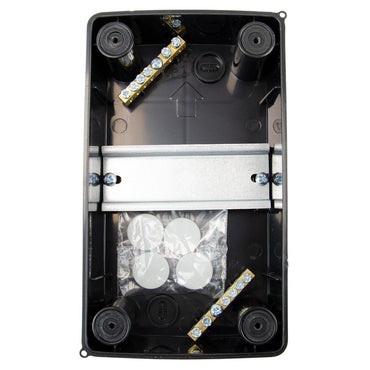 Famatel Acqua 390 Wall Mounted Enclosure 171mm x 100mm x 100mm ABS IP65 Black 4 Modules