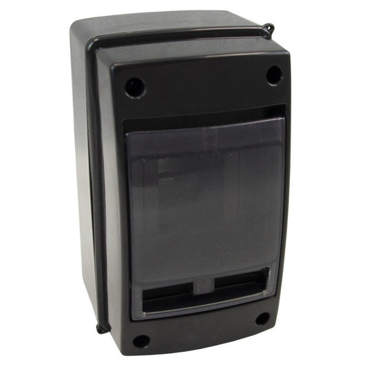 Famatel Acqua 390 Wall Mounted Enclosure 171mm x 100mm x 100mm ABS IP65 Black 4 Modules