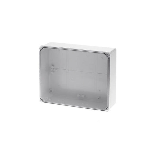 Wiska CLWIB12 Clear Lid Smooth Sided Grey Enclosure 240 x 190 x 90mm