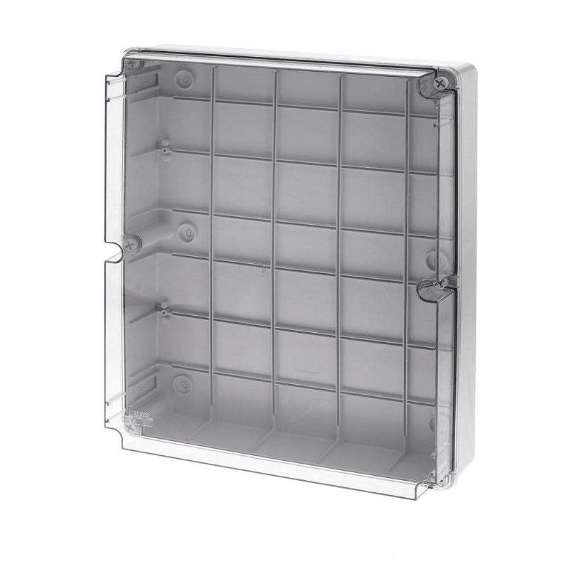 Wiska CLWIB15 Clear Lid Smooth Sided Grey Enclosure 460 x 380 x 120mm