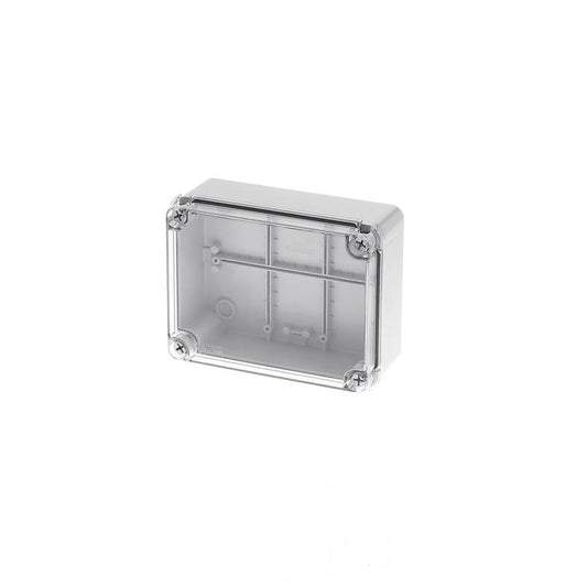 Wiska CLWIB11 Clear Lid Smooth Sided Grey Enclosure 190 x 140 x 75mm