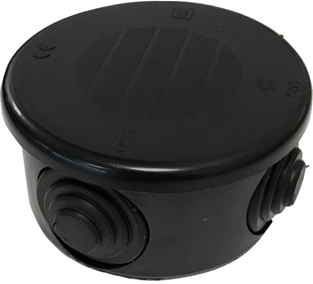 Wiska WIB6 Cones Black Enclosure Ø77 x 40mm