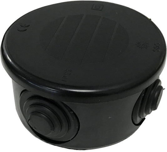 Wiska WIB6 Cones Black Enclosure Ø77 x 40mm