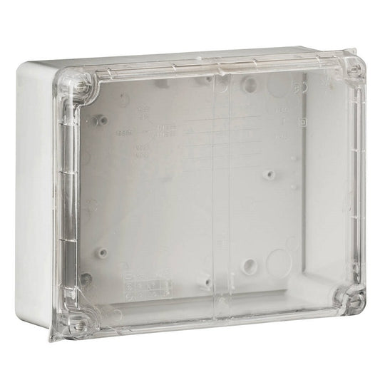 Wiska CLWIB5 Clear Lid Smooth Sided Grey Enclosure 320 x 250 x 135mm