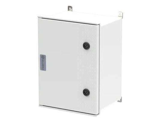 Allbro ALLBROX 3 350 x 250 x 200mm IP66 GRP Enclosure c/w GRP Back Plate - ALL-003