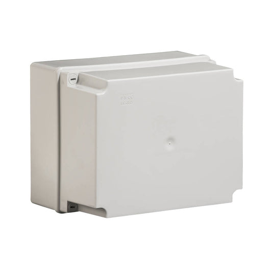 Wiska DLWIB12/DR Deep Lid Smooth Sided Grey Enclosure c/wDin Rail 240 x 190 x 160mm