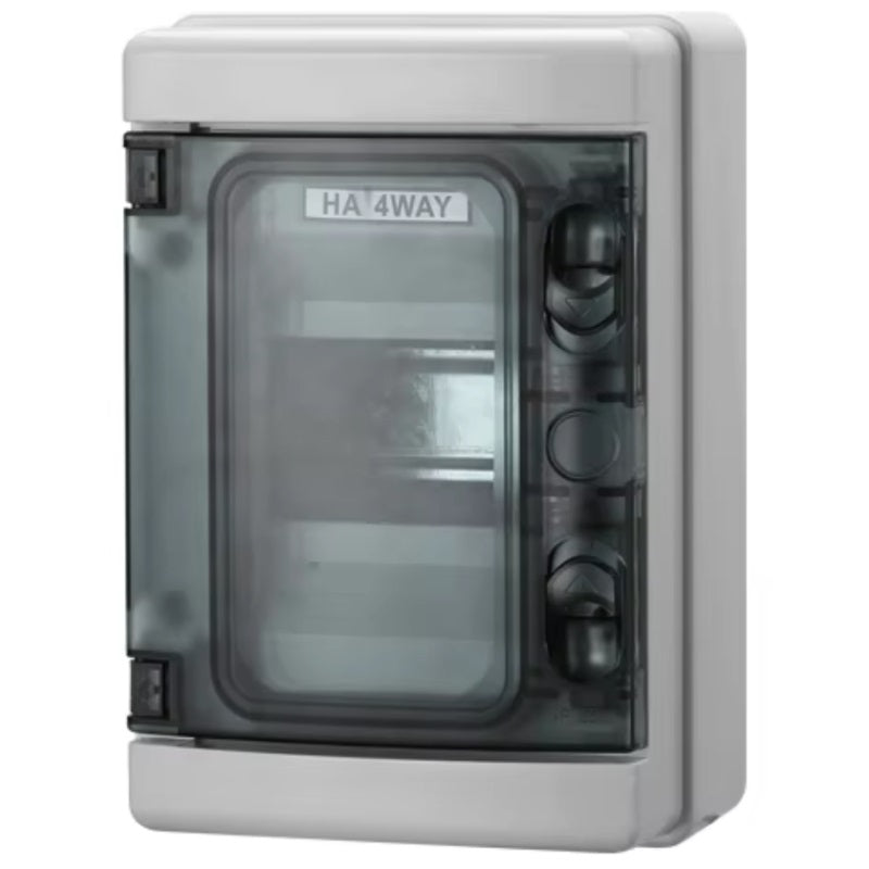 ESR 4 Way IP65 Consumer Unit ABS 210 x 140 x 100mm