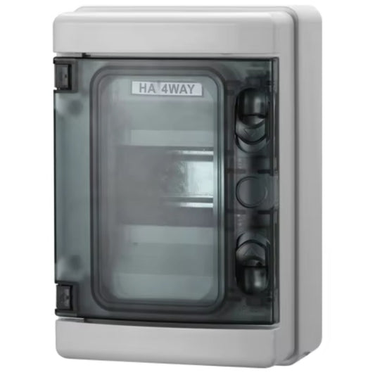 ESR 4 Way IP65 Consumer Unit ABS 210 x 140 x 100mm