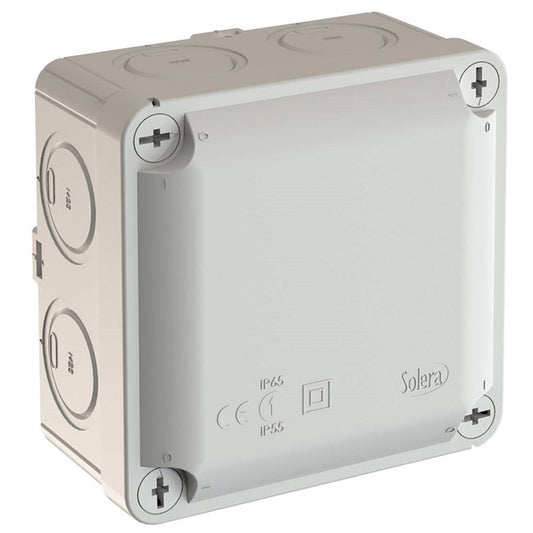 Wiska WUB1 Pre-Cut 7 x M25 Openings Grey Enclosure 100 x 100 x 55mm