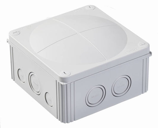 Wiska COMBI 1010/5 LG Polypropylene 140 x 140 x 82mm Enclosure Grey (with 5 Pole Terminal)