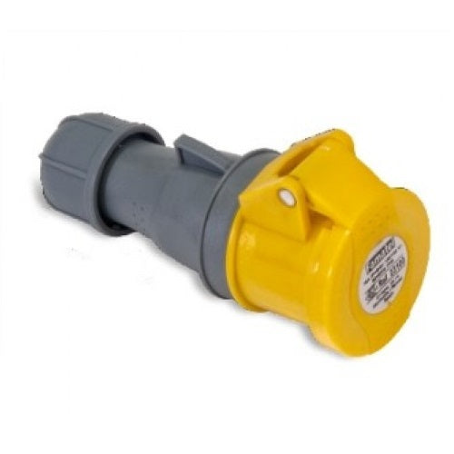 Famatel 32A 2P+E 4h 110V Coupler IP44 Yellow
