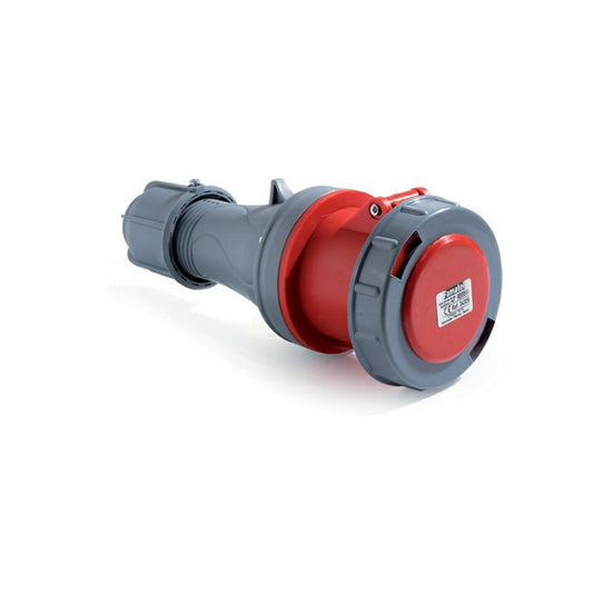 Famatel 63A 3P+E 6h 415V Coupler IP67 Red