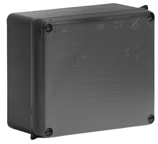 Wiska WIB3 Smooth Sided Black Enclosure 165 x 145 x 84mm