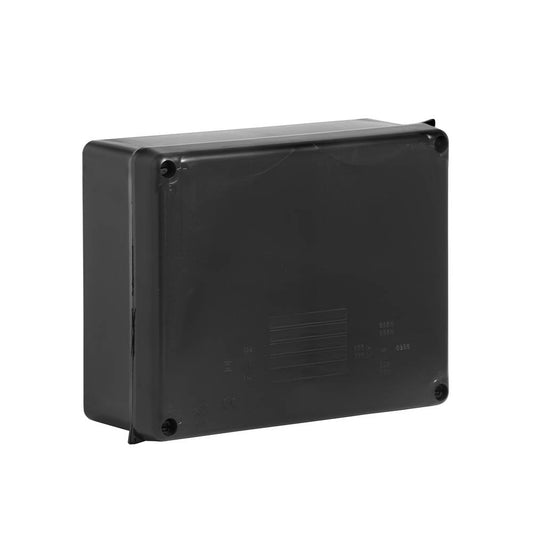 Wiska WIB4 Smooth Sided Black Enclosure 230 x 180 x 88mm