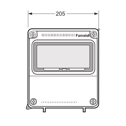 Famatel 17th Edition Caravan Hook Up 1 x 16A 2P+E Socket 1 x 10A RCBO DP 30mA