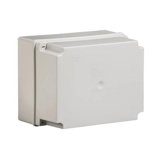 Wiska DLWIB13/DR Deep Lid Smooth Sided Grey Enclosure c/wDin Rail 300 x 220 x 180mm